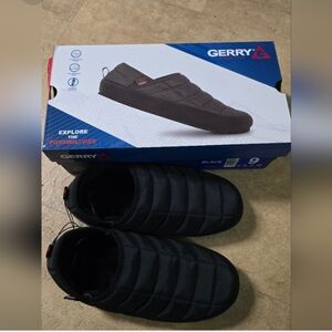 Gerry Weber Men's Black Quilted Slip-Ons